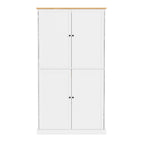40,2x20x71,3 cm Grande armoire de cuisine sur pied avec 2 tiroirs, 2 étagères réglables et 8 compartiments de porte