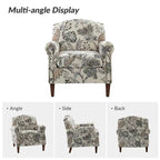 Fauteuil de salon Giampiero avec garniture cloutée (lot de 2) par HULALA HOME
