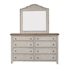Commode à 8 tiroirs Farmhouse Reimagined blanc antique