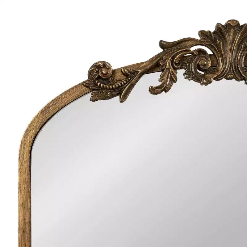 Armoire à bijoux avec miroir Kate & Laurel All Things Decor Arendahl en MDF, 20 x 6 x 30, doré