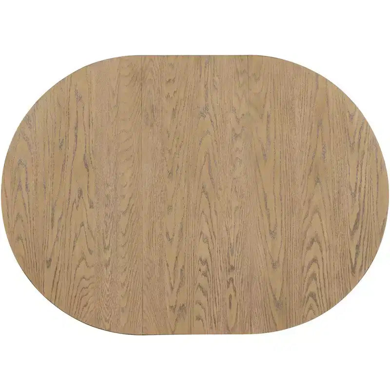 Table à manger ronde de 58 pouces de style ferme, table de cuisine avec pieds épais croisés et plateau lourd, table pliante pour salle à manger