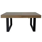 Table à manger extensible moderne de 78 pouces pour 8 personnes, table de cuisine avec grand plateau long, table pliable pour fête, conférence