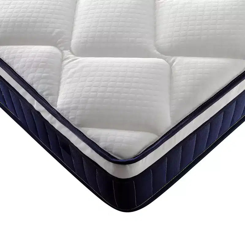Matelas Mi-Ferme en Mousse à Mémoire de Forme, Matelas Hybride à Ressorts Ensachés, Matelas en Boîte pour Maison, Hôtel, Appartement