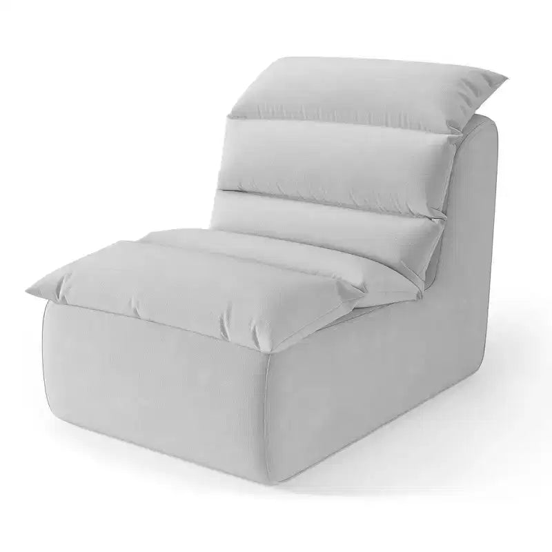 Pouf Géant, Canapé de Sol Paresseux en Mousse Haute Résilience, Base Antidérapante, Pouf pour Adultes, Fauteuil de Cheminée pour Lecture, Jeux, Salon