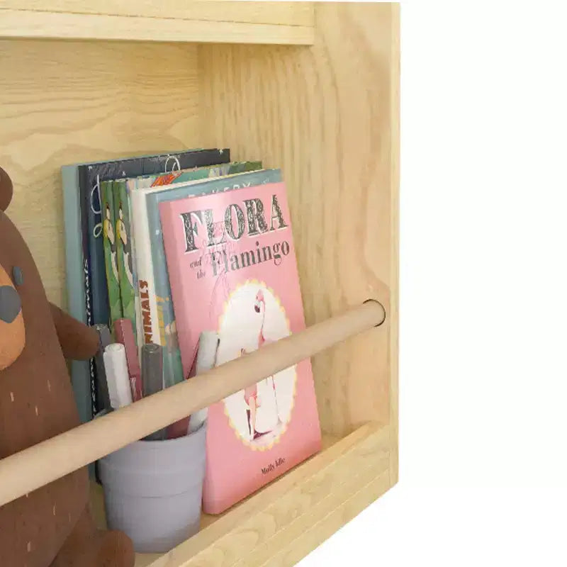 Bibliothèque pour enfants à 3 niveaux, étagère à livres pour enfants, aide à garder les chambres, les salles de jeux et les salles de classe organisées