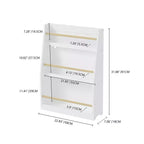 Bibliothèque pour enfants à 3 niveaux, étagère à livres pour enfants, aide à garder les chambres, les salles de jeux et les salles de classe organisées