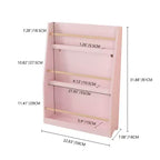 Bibliothèque pour enfants à 3 niveaux, étagère à livres pour enfants, aide à garder les chambres, les salles de jeux et les salles de classe organisées
