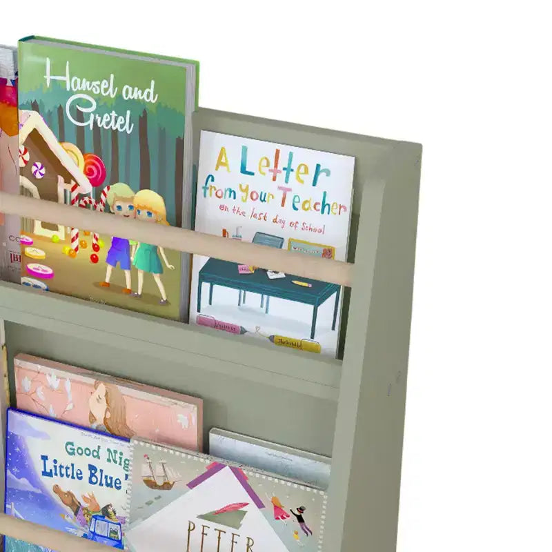 Bibliothèque pour enfants à 3 niveaux, étagère à livres pour enfants, aide à garder les chambres, les salles de jeux et les salles de classe organisées