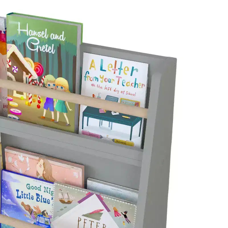 Bibliothèque pour enfants à 3 niveaux, étagère à livres pour enfants, aide à garder les chambres, les salles de jeux et les salles de classe organisées