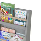 Bibliothèque pour enfants à 3 niveaux, étagère à livres pour enfants, aide à garder les chambres, les salles de jeux et les salles de classe organisées