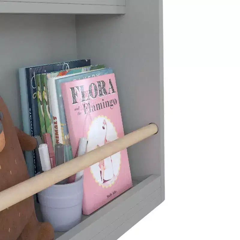 Bibliothèque pour enfants à 3 niveaux, étagère à livres pour enfants, aide à garder les chambres, les salles de jeux et les salles de classe organisées
