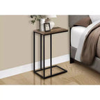 Table d'appoint minimaliste en C avec cadre en métal, tables de plateau modernes, table d'accoudoir de canapé pour salon, chambre, côté de canapé