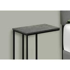 Table d'appoint minimaliste en C avec cadre en métal, tables de plateau modernes, table d'accoudoir de canapé pour salon, chambre, côté de canapé