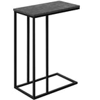 Table d'appoint minimaliste en C avec cadre en métal, tables de plateau modernes, table d'accoudoir de canapé pour salon, chambre, côté de canapé