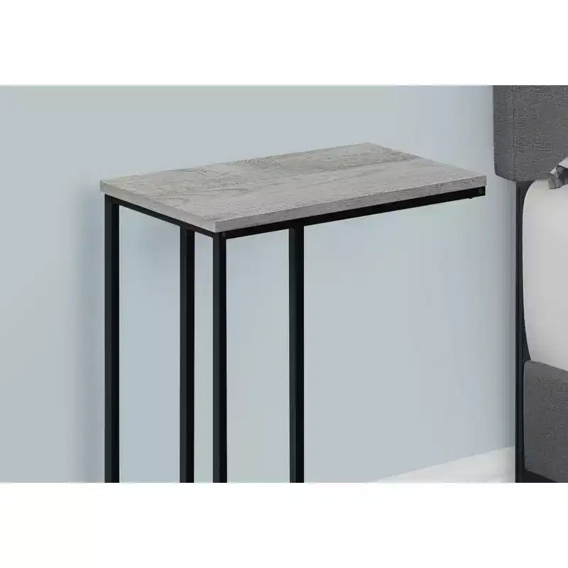 Table d'appoint minimaliste en C avec cadre en métal, tables de plateau modernes, table d'accoudoir de canapé pour salon, chambre, côté de canapé