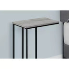 Table d'appoint minimaliste en C avec cadre en métal, tables de plateau modernes, table d'accoudoir de canapé pour salon, chambre, côté de canapé
