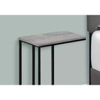 Table d'appoint minimaliste en C avec cadre en métal, tables de plateau modernes, table d'accoudoir de canapé pour salon, chambre, côté de canapé
