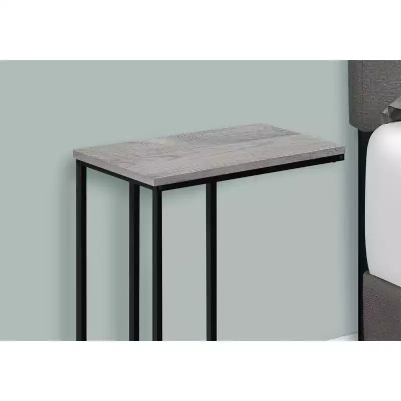 Table d'appoint minimaliste en C avec cadre en métal, tables de plateau modernes, table d'accoudoir de canapé pour salon, chambre, côté de canapé