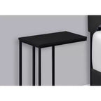 Table d'appoint minimaliste en C avec cadre en métal, tables de plateau modernes, table d'accoudoir de canapé pour salon, chambre, côté de canapé