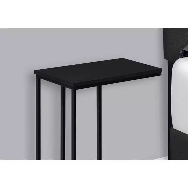 Table d'appoint minimaliste en C avec cadre en métal, tables de plateau modernes, table d'accoudoir de canapé pour salon, chambre, côté de canapé