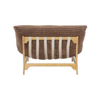 Fauteuil poire grand format, fauteuil poire moelleux avec cadre en bois massif, chaise longue confortable avec rembourrage en duvet