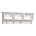48" Wide Hanging Entryway Shelf White - Prepac