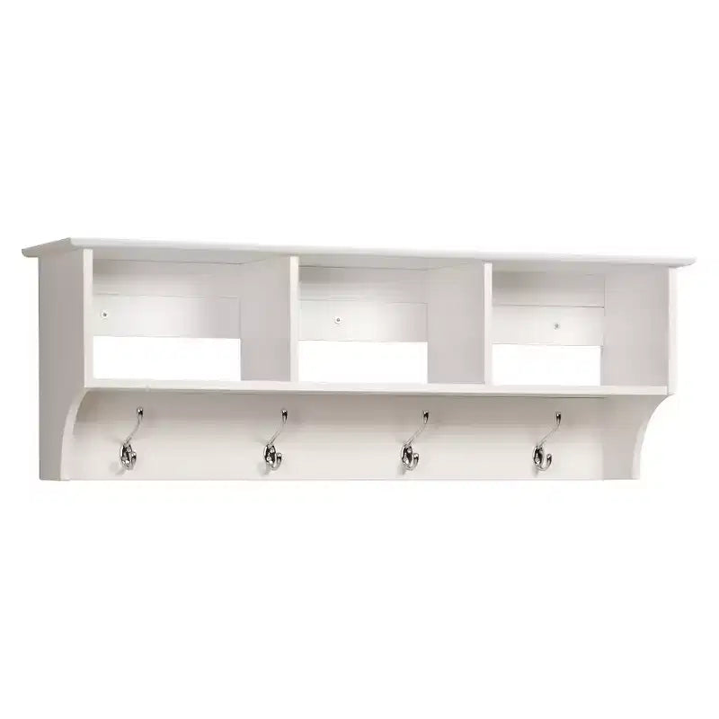 48" Wide Hanging Entryway Shelf White - Prepac
