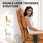Fauteuil de bureau pour personnes fortes et grandes avec repose-pieds, fauteuil de jeu à dossier haut, fauteuil de bureau exécutif en cuir, fauteuil de bureau ergonomique avec support lombaire
