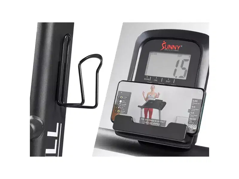 Tapis de course incurvé premium Sunny Health & Fitness
