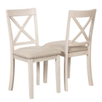 Table à manger ronde extensible 4 places de 42 à 54 po pour ferme