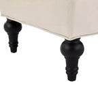 Banc de bout de lit moderne pour chambre à coucher, banc de fenêtre rembourré en velours avec 2 oreillers détachables pour salon ou entrée - Panipeachy