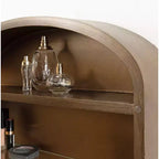 Armoire à bijoux avec miroir Kate & Laurel All Things Decor Arendahl en MDF, 20 x 6 x 30, doré