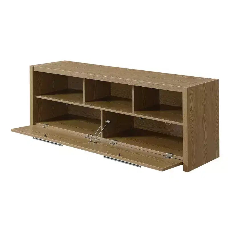 Newport Marbella TV Stand for TVs up to 60 with Cabinets and Shelves - Breighton Home