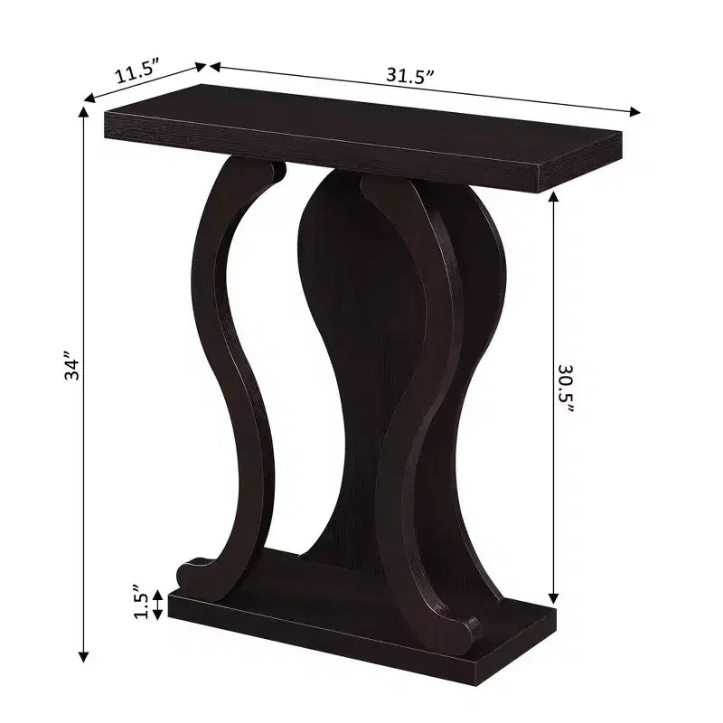 Console Newport Terry B avec étagère