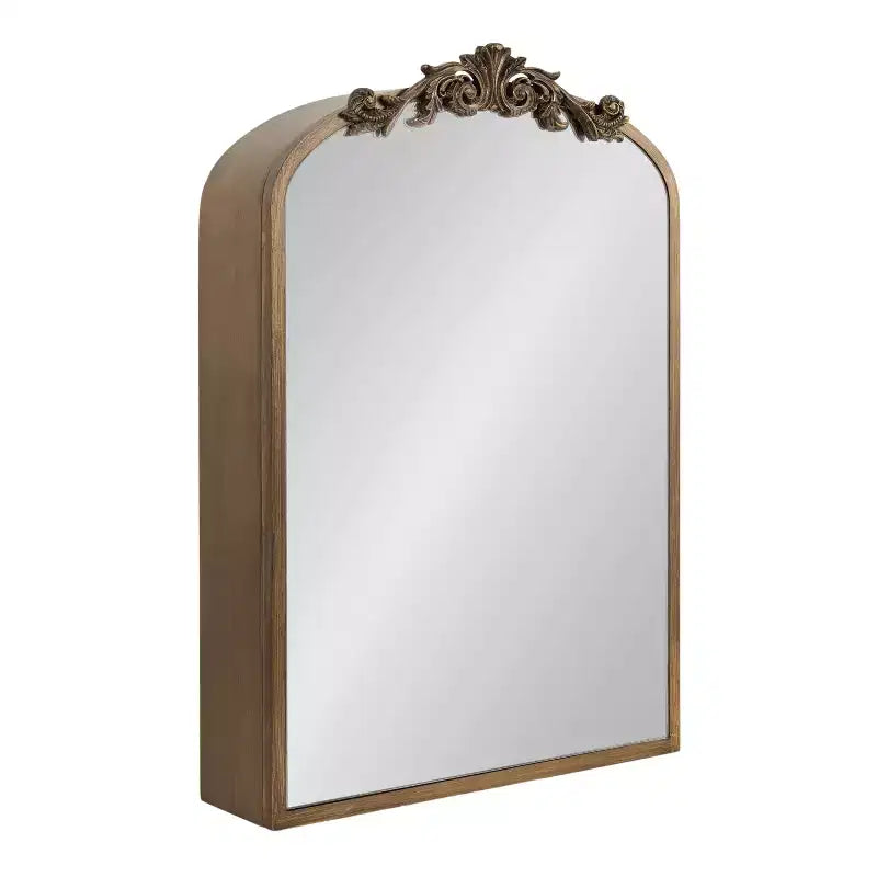 Armoire à bijoux avec miroir Kate & Laurel All Things Decor Arendahl en MDF, 20 x 6 x 30, doré