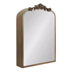 Armoire à bijoux avec miroir Kate & Laurel All Things Decor Arendahl en MDF, 20 x 6 x 30, doré