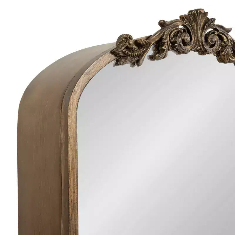 Armoire à bijoux avec miroir Kate & Laurel All Things Decor Arendahl en MDF, 20 x 6 x 30, doré