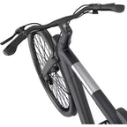 Vélo hybride électrique Bird Adult A-Frame 28, enjambement bas - Noir : Cadre en aluminium, vitesse maximale de 32 km/h
