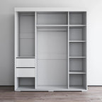 Armoire Aria Modern 3 portes avec miroir