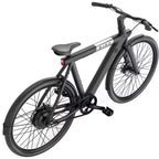 Vélo hybride électrique Bird Adult A-Frame 28, enjambement bas - Noir : Cadre en aluminium, vitesse maximale de 32 km/h
