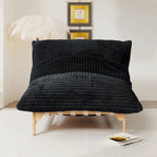 Fauteuil poire grand format, fauteuil poire moelleux avec cadre en bois massif, chaise longue confortable avec rembourrage en duvet
