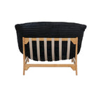 Fauteuil poire grand format, fauteuil poire moelleux avec cadre en bois massif, chaise longue confortable avec rembourrage en duvet
