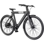 Vélo hybride électrique Bird Adult A-Frame 28, enjambement bas - Noir : Cadre en aluminium, vitesse maximale de 32 km/h