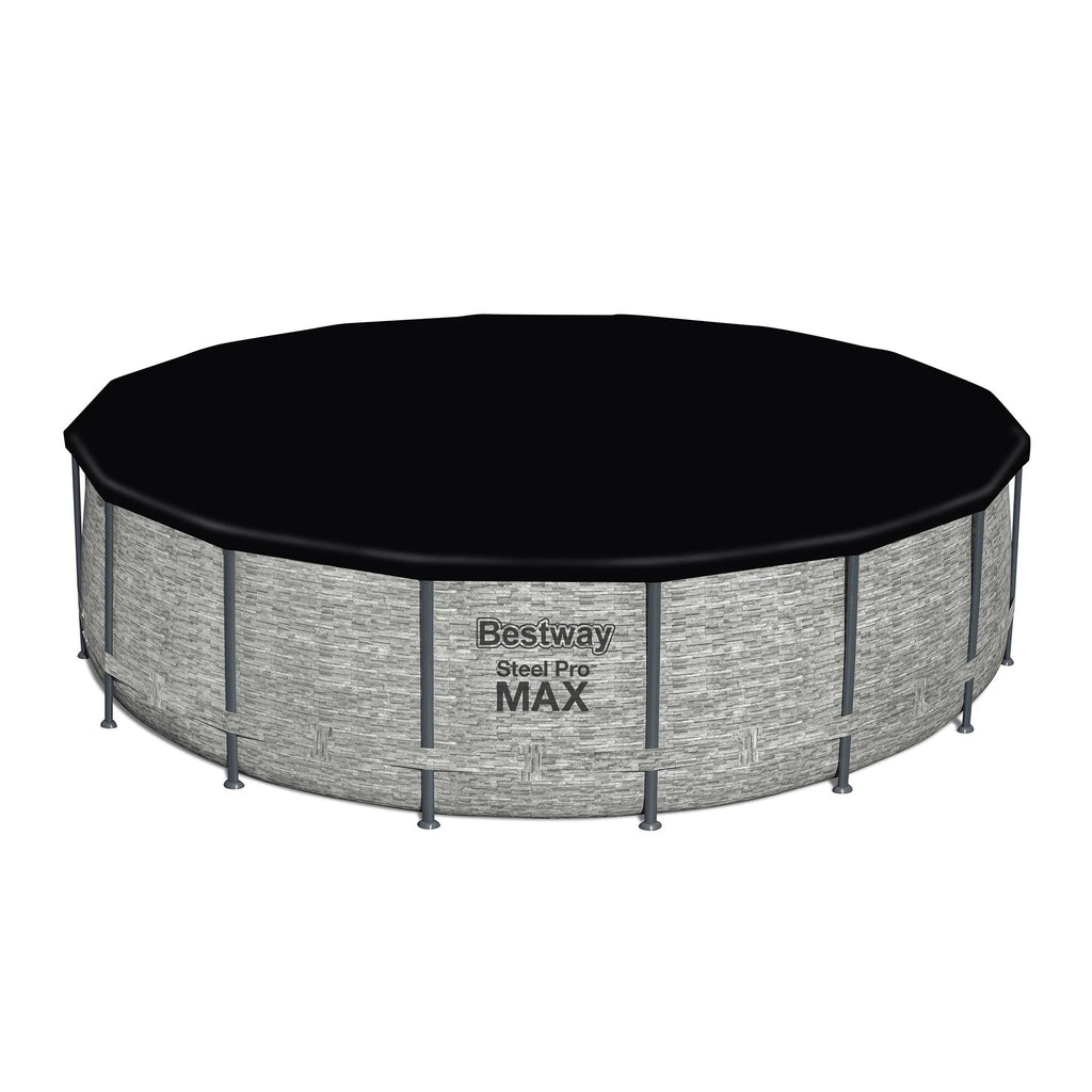 Piscine hors sol ronde Bestway Steel Pro MAX avec pompe et bâche