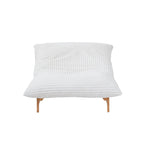 Fauteuil poire grand format, fauteuil poire moelleux avec cadre en bois massif, chaise longue confortable avec rembourrage en duvet