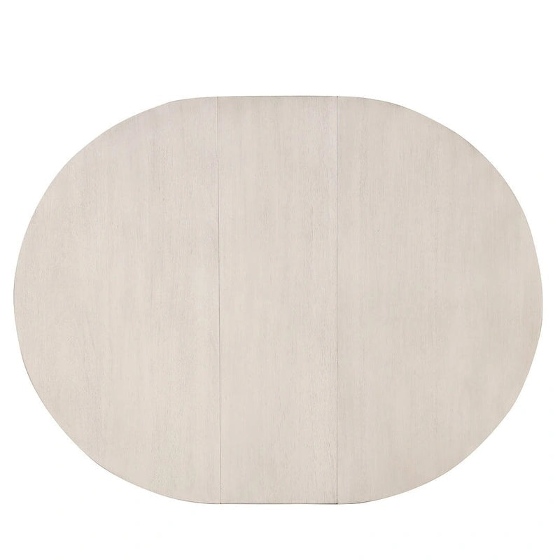 Table à manger ronde extensible 4 places de 42 à 54 po pour ferme