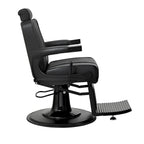 Fauteuil de Barbier Robuste Inclinable, Noir